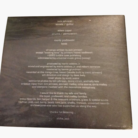 Jack Johnson On And On CD Album - Picture 3 of 3